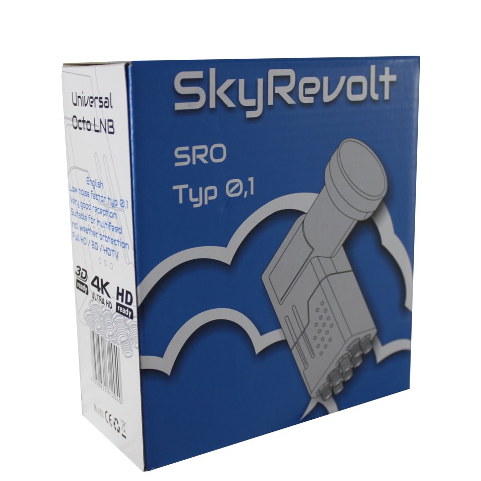 SKY Revolt Octo LNB 0,1 dB 4K UHD für 8 Teilnehmer Full HDTV