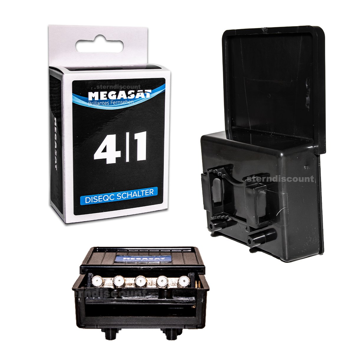 Megasat DiSeqC Schalter 4-1 Pro mit all seitlich