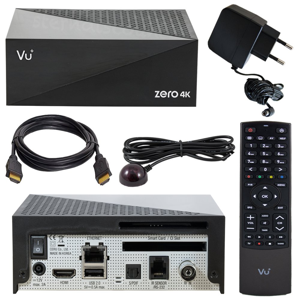 VU+ Zero 4k UHD kabelreceiver dvb-c
