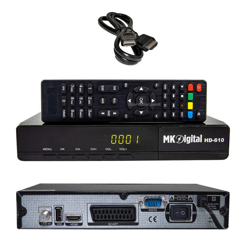 MK-Digital HD 610 Digital Satelliten Receiver