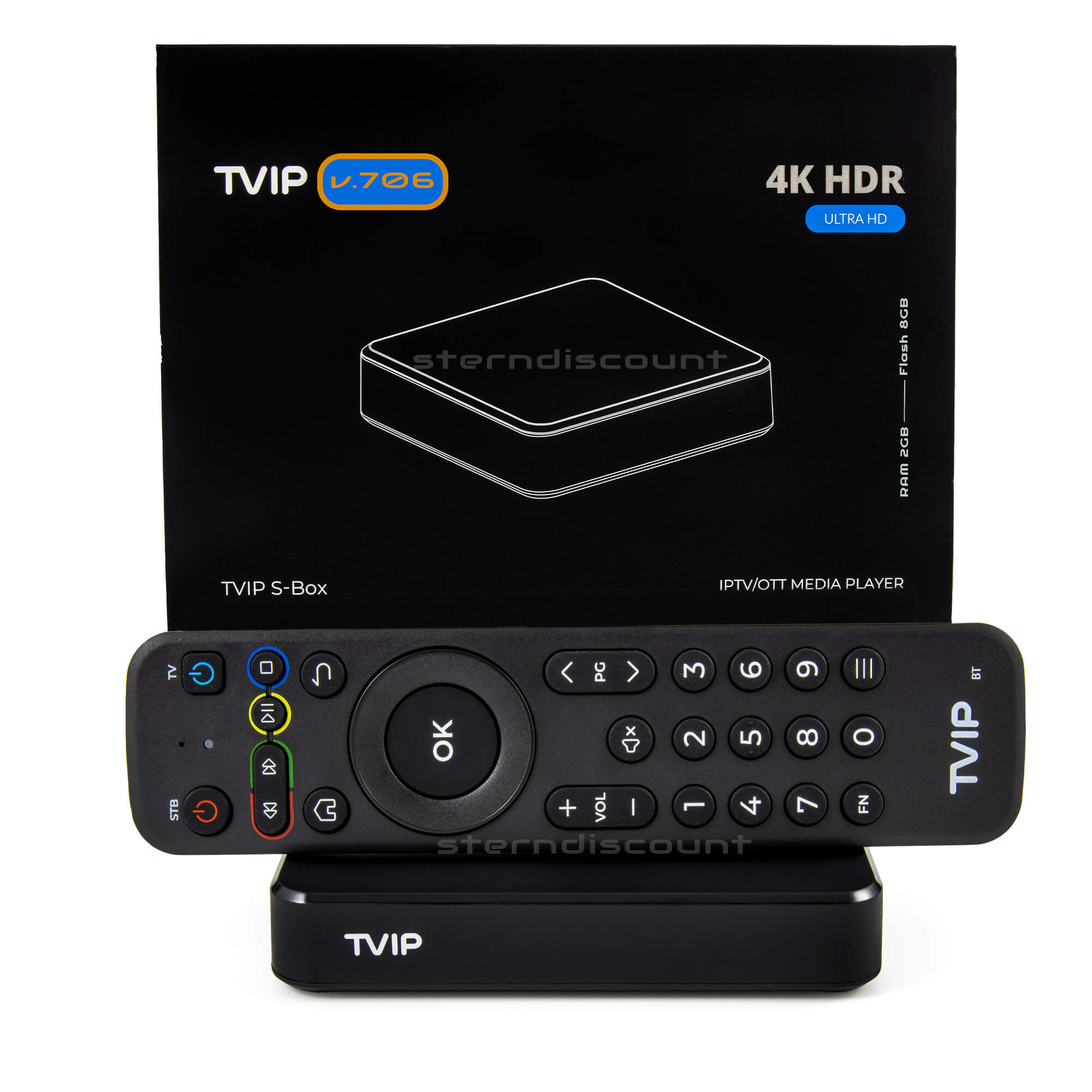 TVIP 706 iptv Android-11-tv-box 2GB ram