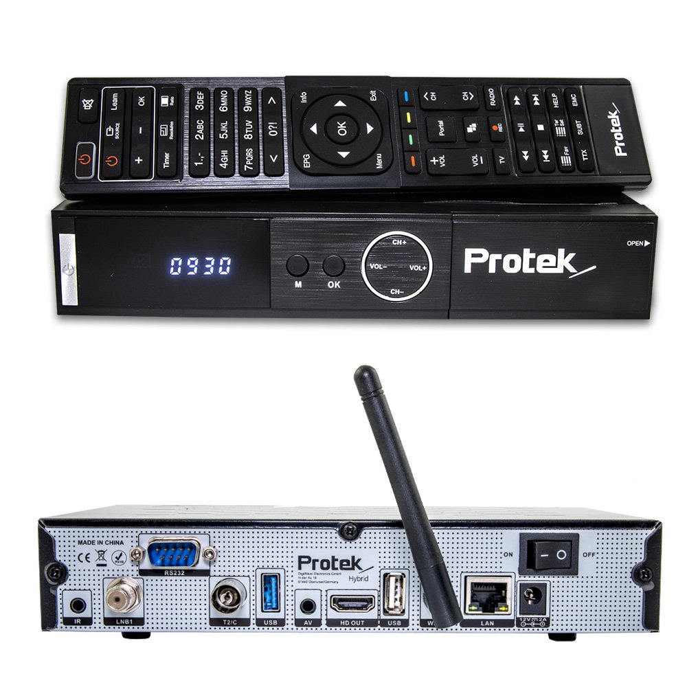 Protek X2 combo DVB-S2-C-T2 Sat receiver