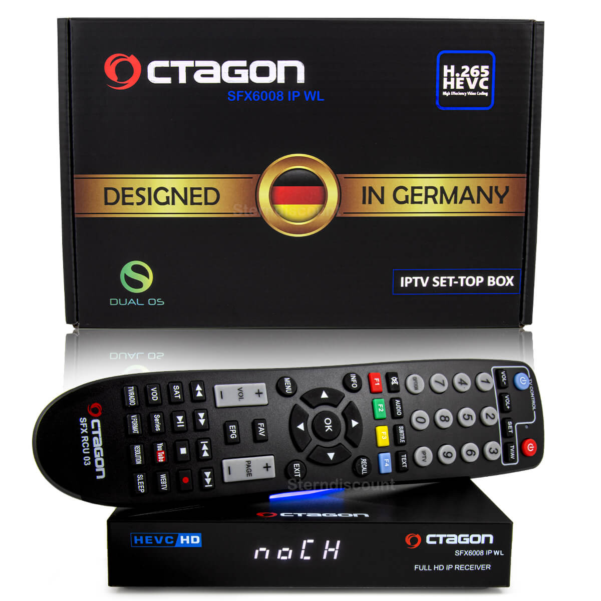Octagon sfx6008-IP-WL-TV-Box-mit Wifi-Wlan