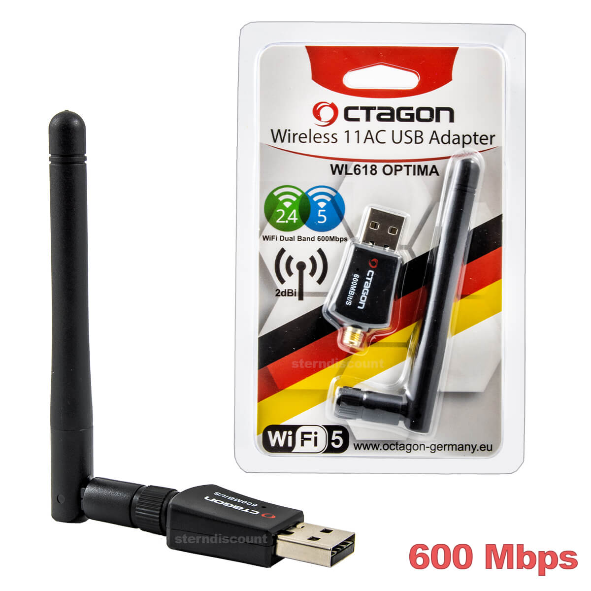 Octagon-WL618-WiFi-USB-Stick-600-mbps-wlan