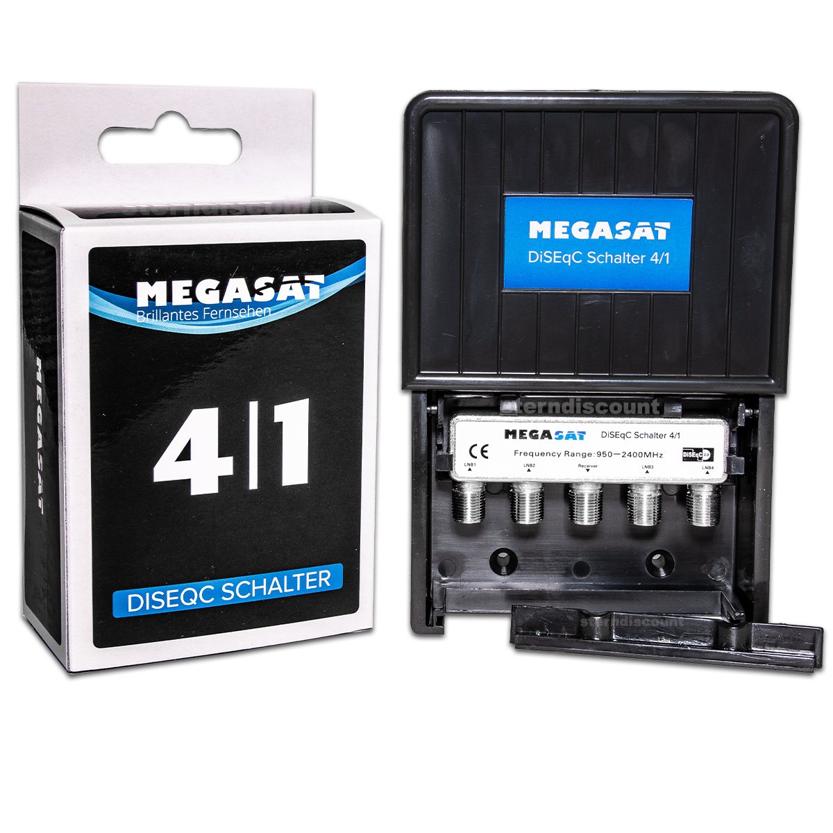 Megasat DiSeqC Schalter 4-1 Pro mit all wetterschutz