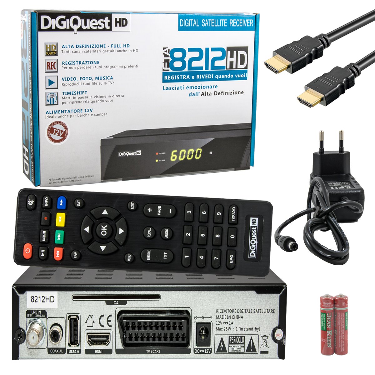 HD SAT-Receiver digiquest 8212