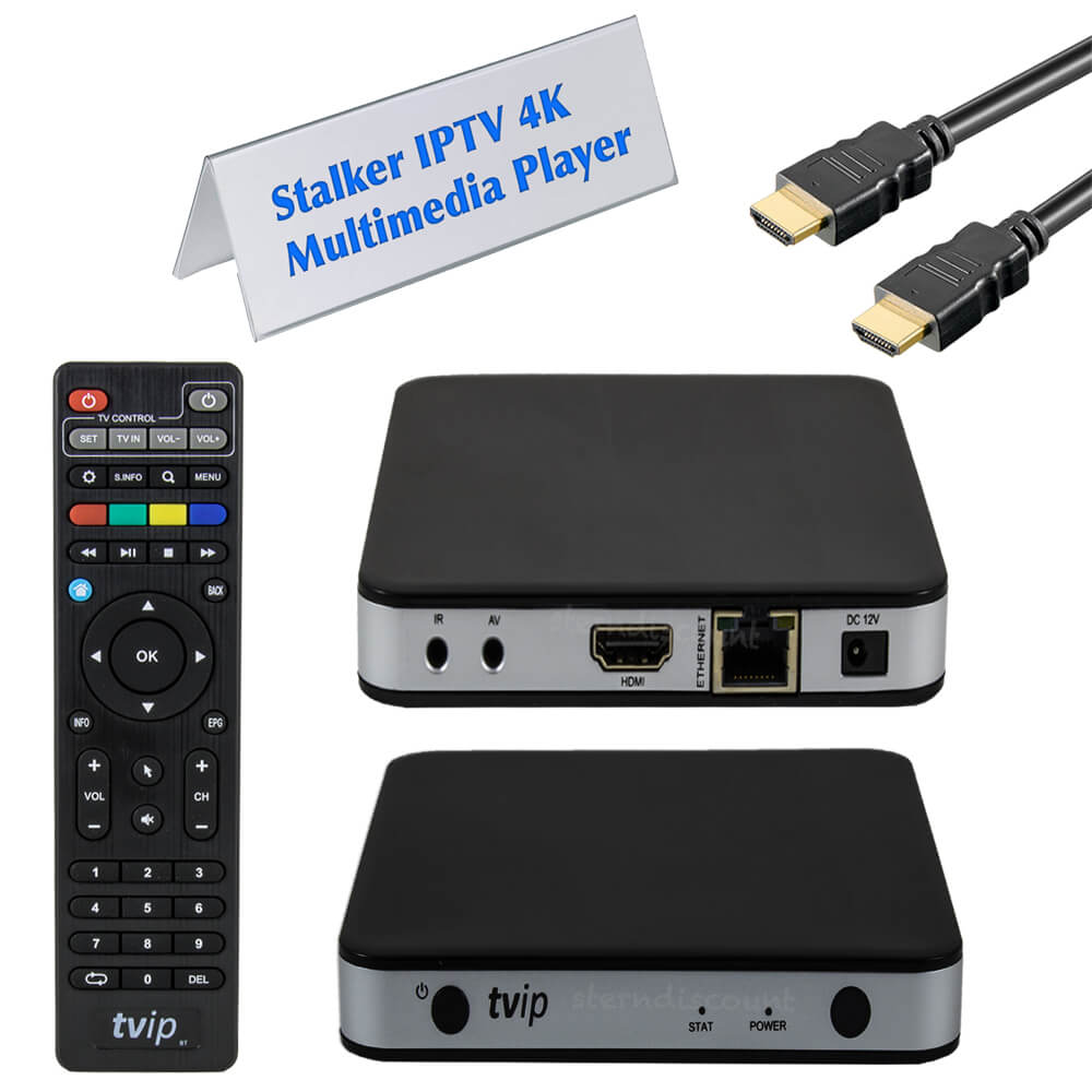TVip v.605 IPTV BOX 4K UHD Stalker Portal