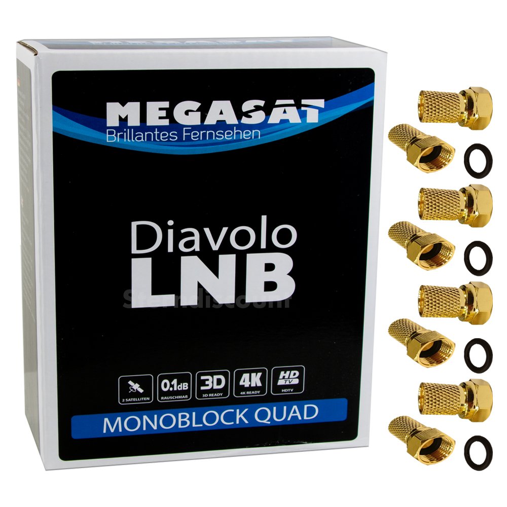 Megasat Diavolo LNB Monoblock QUAD Karton