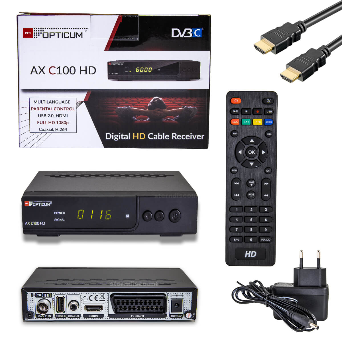 Opticum-AX-C100-HD-digital-Kabel-DVB-C-Receiver
