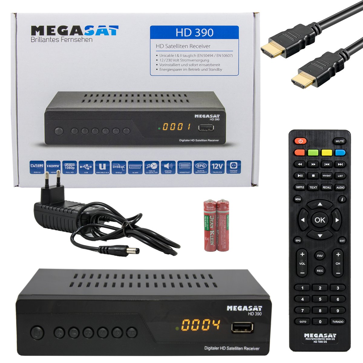 Megasat HD Sat-Receiver 390