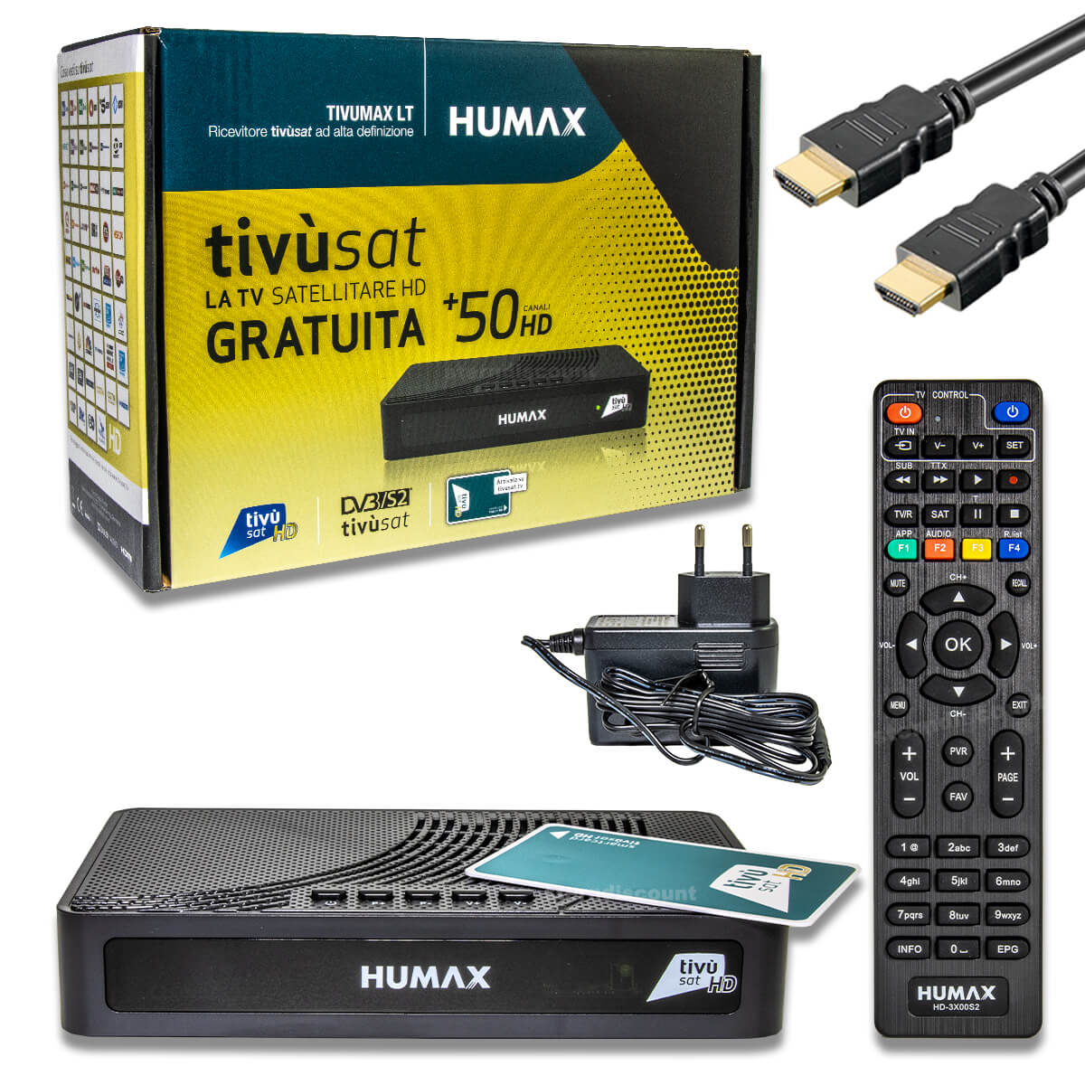 Humax Tivumax LT Ricevitore HD Tivusat