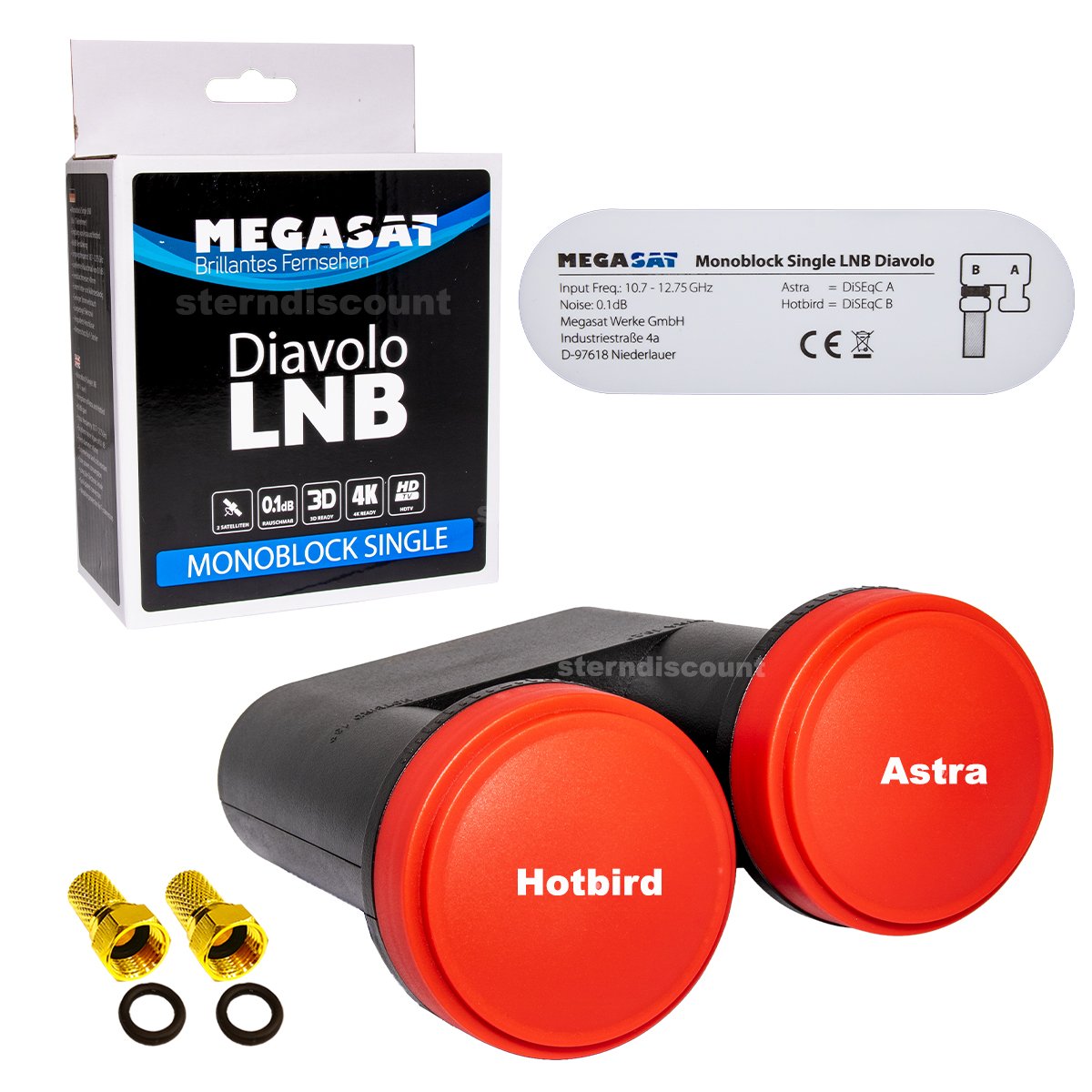 Megasat Diavolo Monoblock LNB Single