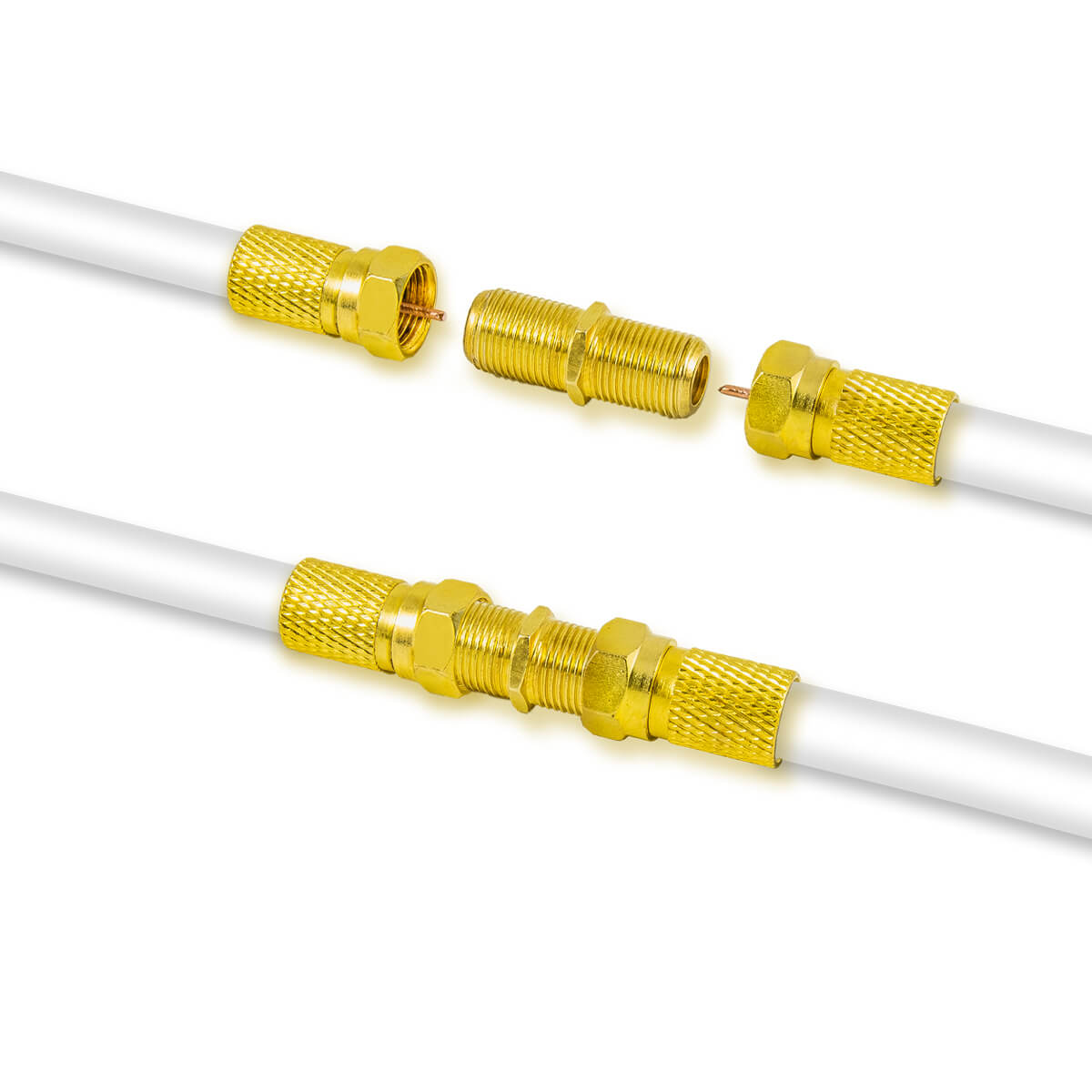 F-Verbinder für Sat Kabel koaxialkabel verlängerung