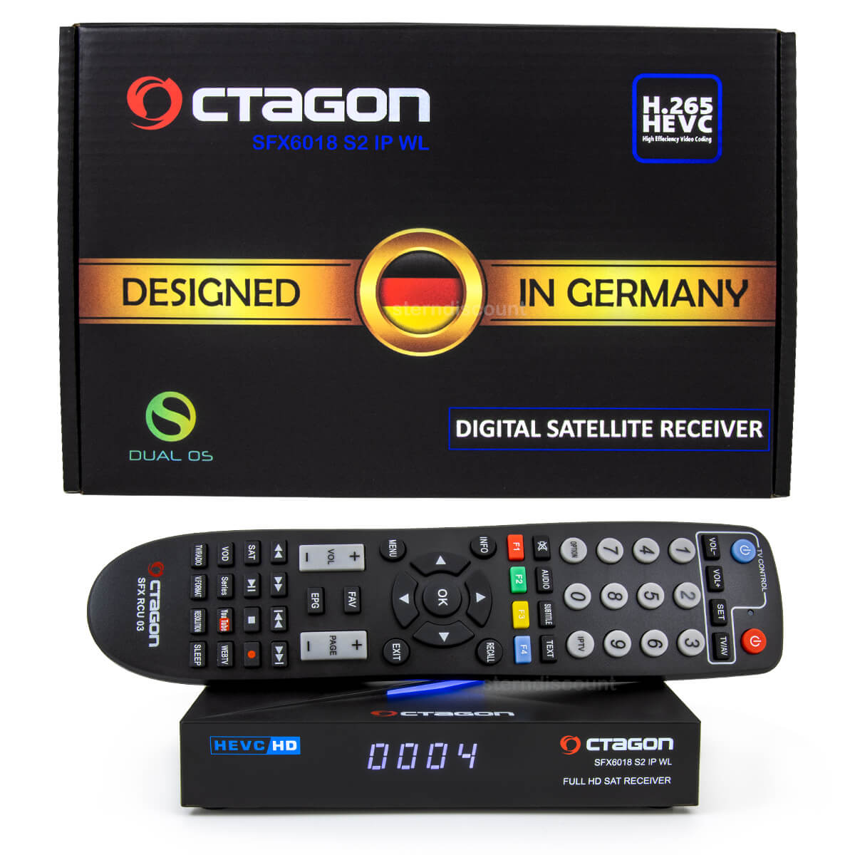 Octagon SFX6018 S2 IP WL mit Wlan Linux E2 HD SAT-Receiver