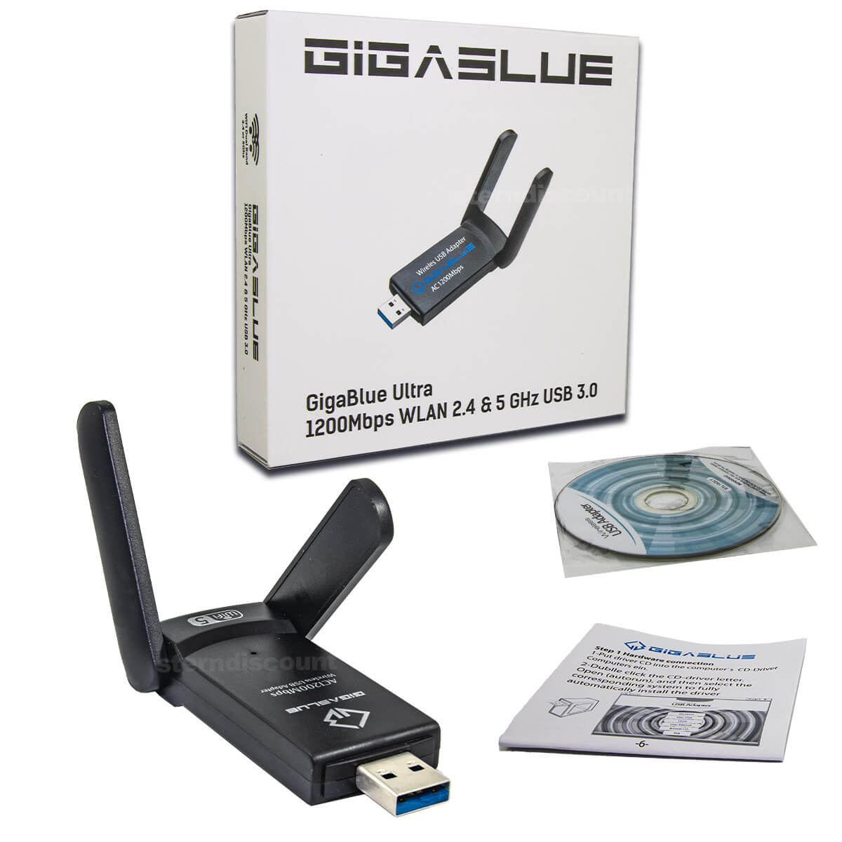 Gigablue Wifi Dual Band 1200mbps Wlan Stick