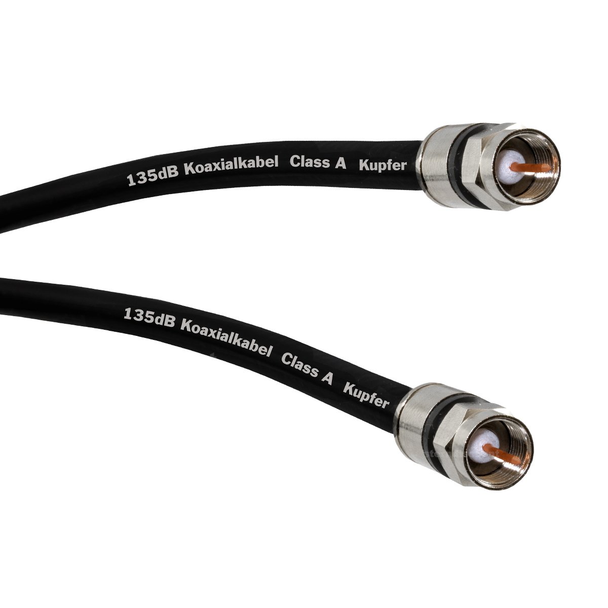 Koaxialkabel 135 db kupfer kabel schwarz