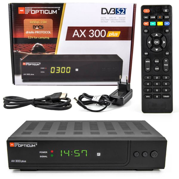 Opticum AX 300 Plus HD Satelliten Receiver