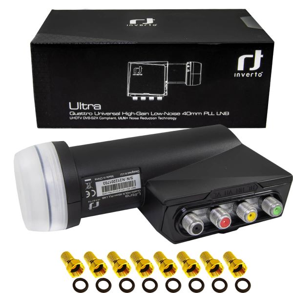 Inverto Ultra Quattro High Gain LNB IDLT-QTL412-ULTRA-OPN