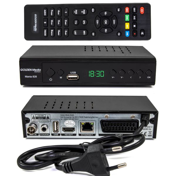 Golden-Media-Mania-828-DVB-C-T2-receiver
