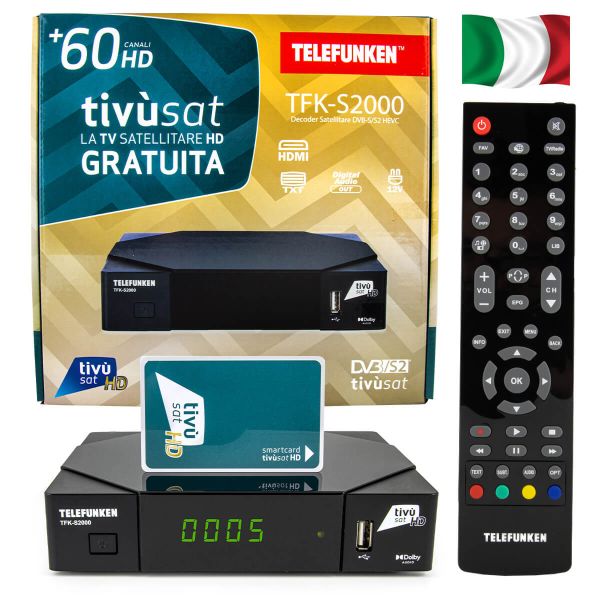 Tivusat HD Receiver mit CI+ Golde Karte aktiviert