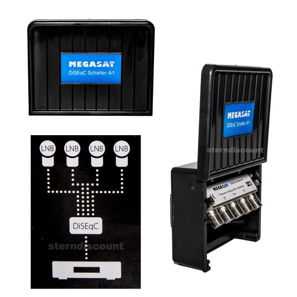 Megasat DiSeqC SChalter 4-1 Pro